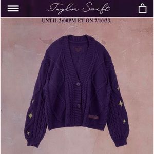 XS/S Speak Now (Taylor’s Version) Cardigan